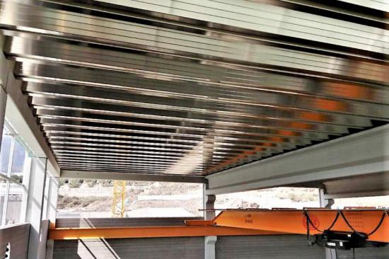 Chapas autoportantes en aluminio para ambientes agresivos